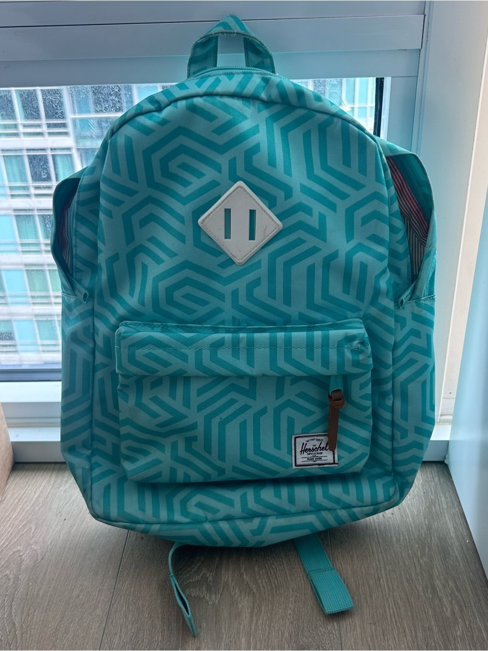 Herschel Supply Company Teal Geo Print Mini Backpack